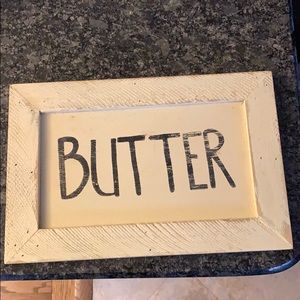 Butter Sign